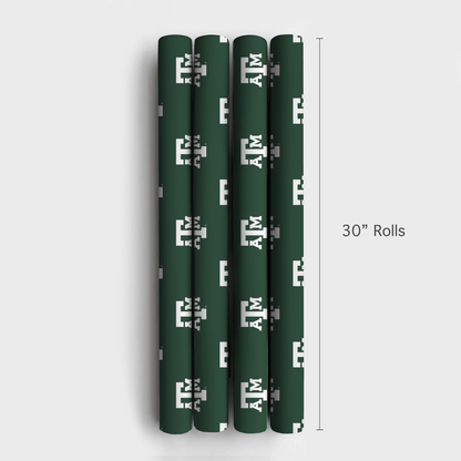 Aggie Evergreen - Wrapping Paper - Aspen & Arlo