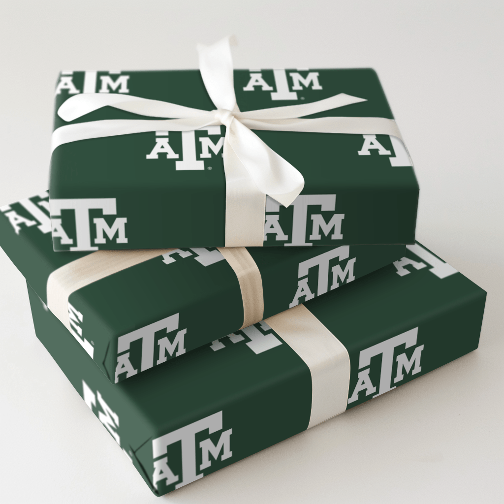 Aggie Evergreen - Wrapping Paper - Aspen & Arlo