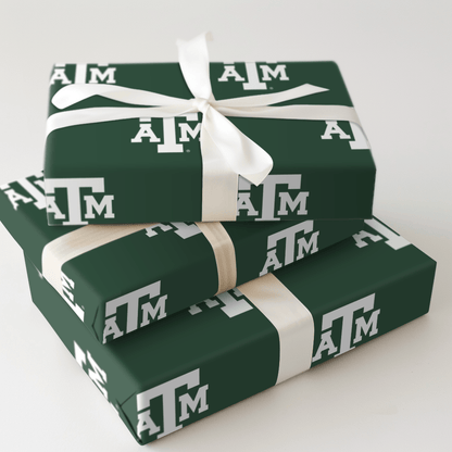 Aggie Evergreen - Wrapping Paper - Aspen & Arlo
