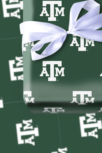 Aggie Evergreen - Wrapping Paper - Aspen & Arlo