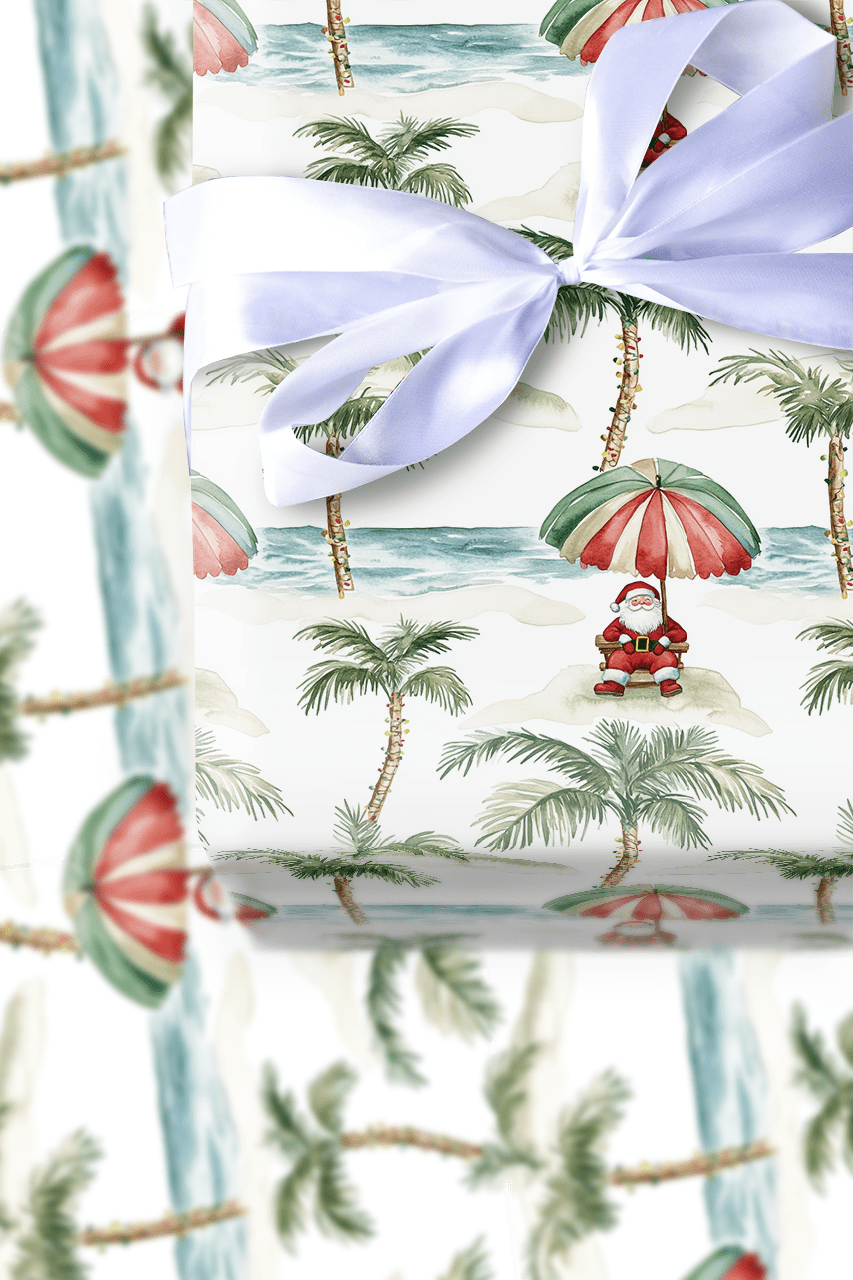Jolly Island Vibes - Wrapping Paper - Aspen & Arlo