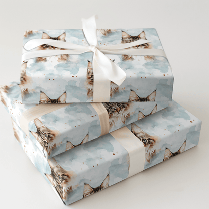 Cloud Nine Cat - Wrapping Paper - Aspen & Arlo