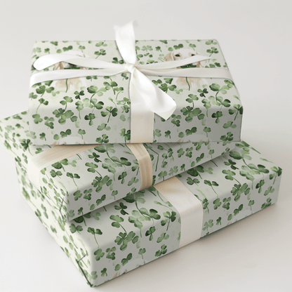 Lucky White Lab - Wrapping Paper - Aspen & Arlo