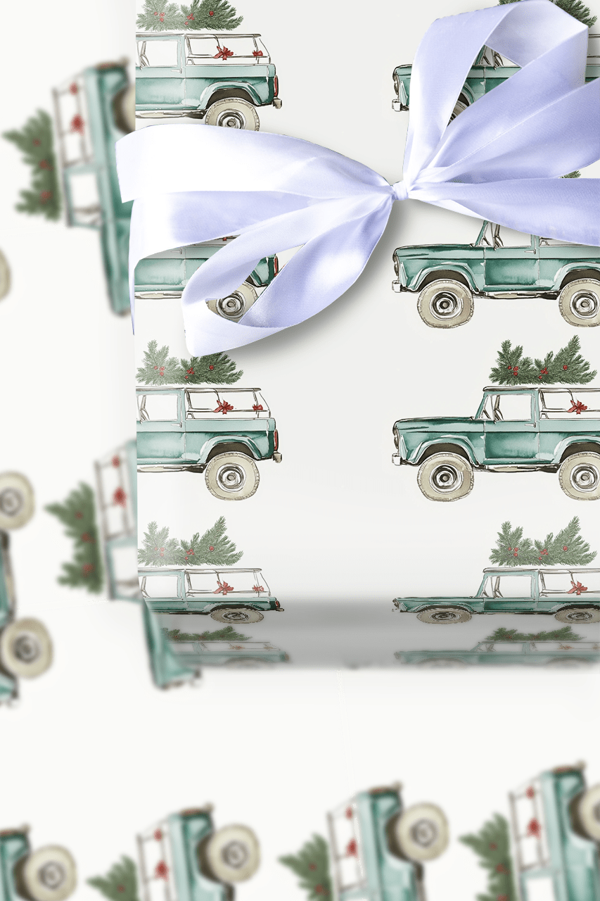 Back Road Holiday - Wrapping Paper - Aspen & Arlo