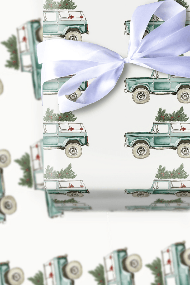 Back Road Holiday - Wrapping Paper - Aspen & Arlo