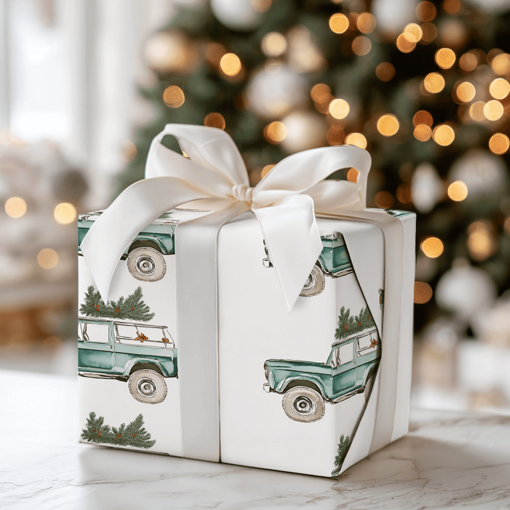 Back Road Holiday - Wrapping Paper - Aspen & Arlo