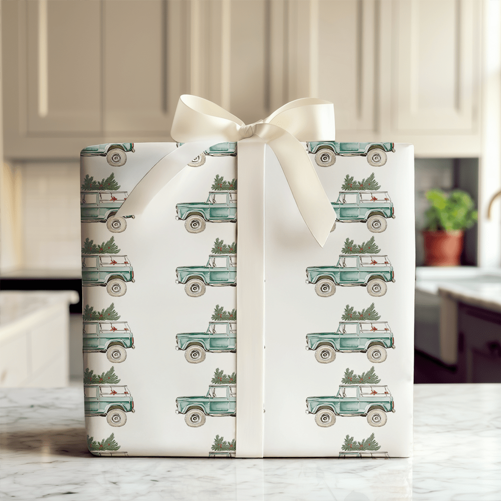 Back Road Holiday - Wrapping Paper - Aspen & Arlo