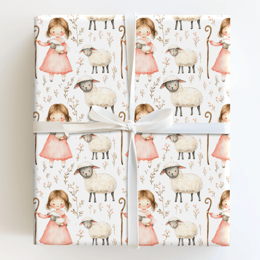 Lamb of My Heart - Wrapping Paper - Aspen & Arlo
