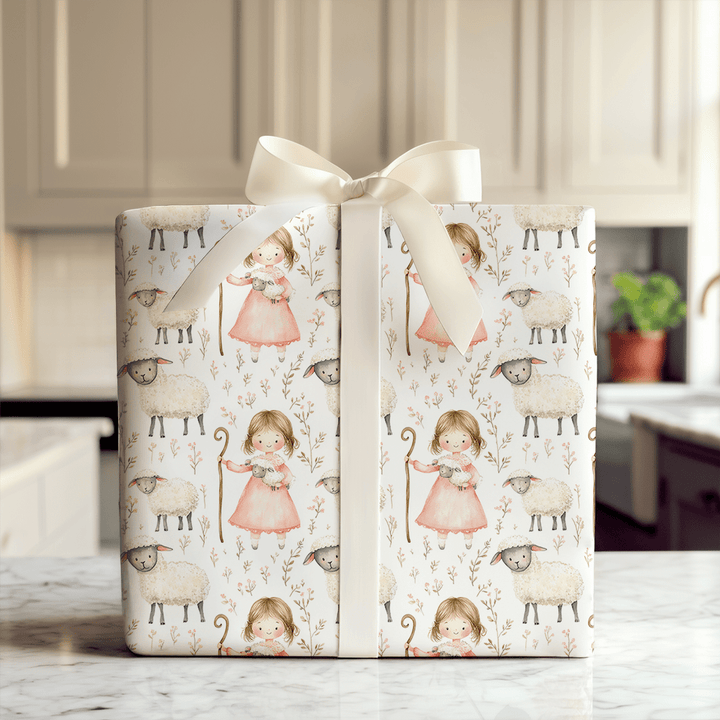 Lamb of My Heart - Wrapping Paper - Aspen & Arlo