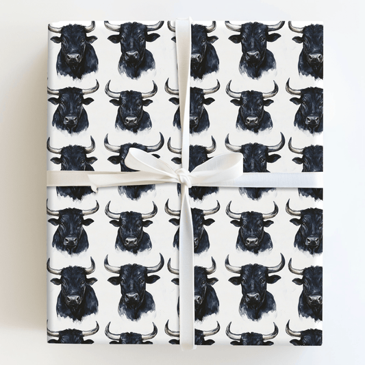 Coal Stampede - Wrapping Paper - Aspen & Arlo