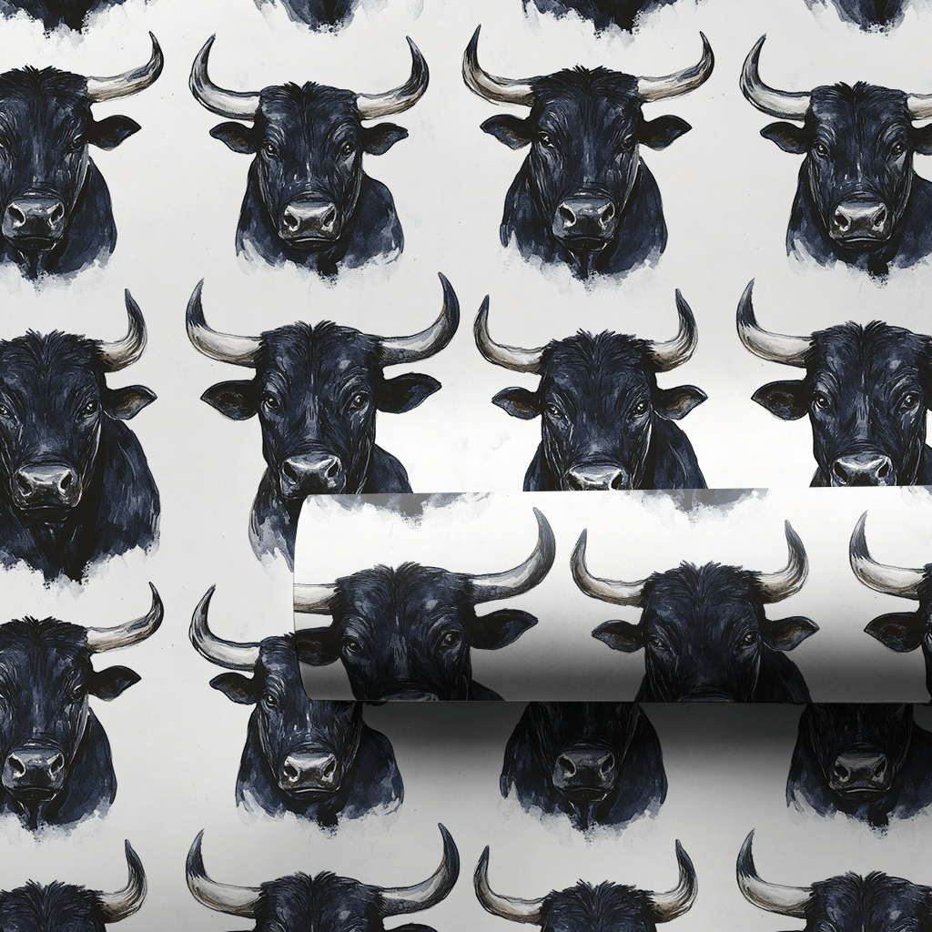 Coal Stampede - Wrapping Paper - Aspen & Arlo