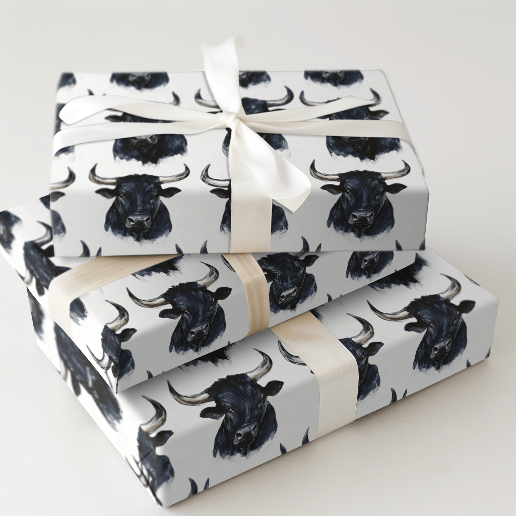 Coal Stampede - Wrapping Paper - Aspen & Arlo