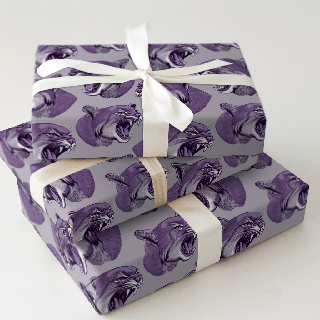 Roarin In Royal - Wrapping Paper - Aspen & Arlo