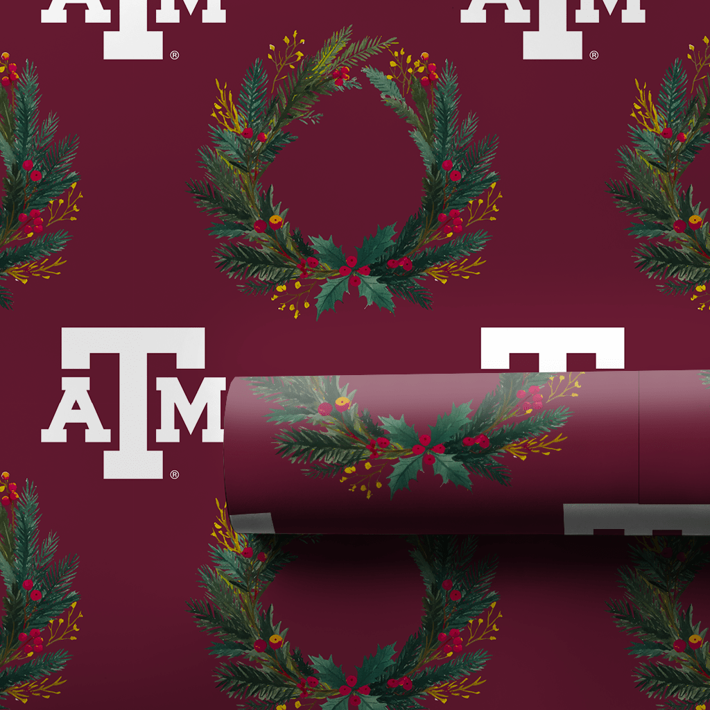 Gig ’Em Garland - Wrapping Paper - Aspen & Arlo