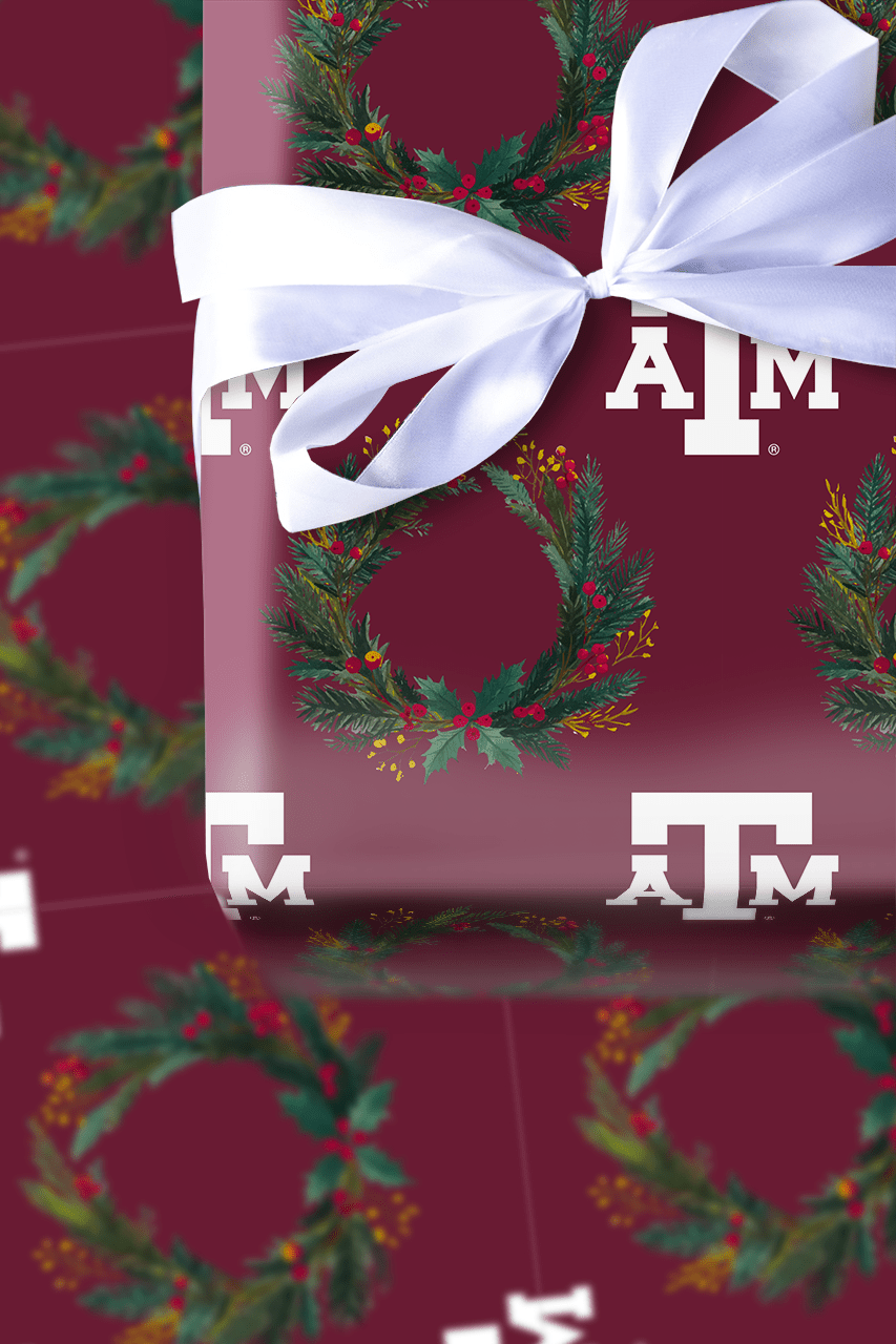 Gig ’Em Garland - Wrapping Paper - Aspen & Arlo