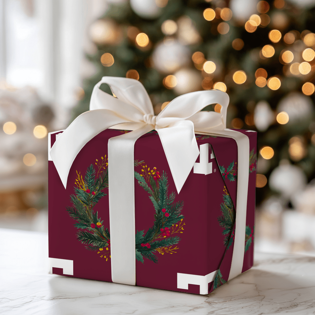 Gig ’Em Garland - Wrapping Paper - Aspen & Arlo