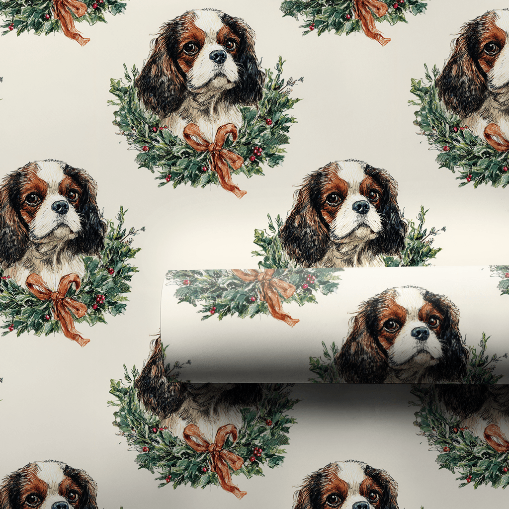 Ring Around the Cavalier - Wrapping Paper - Aspen & Arlo