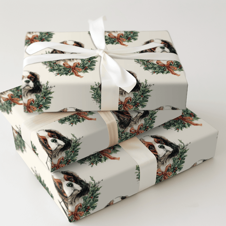 Ring Around the Cavalier - Wrapping Paper - Aspen & Arlo