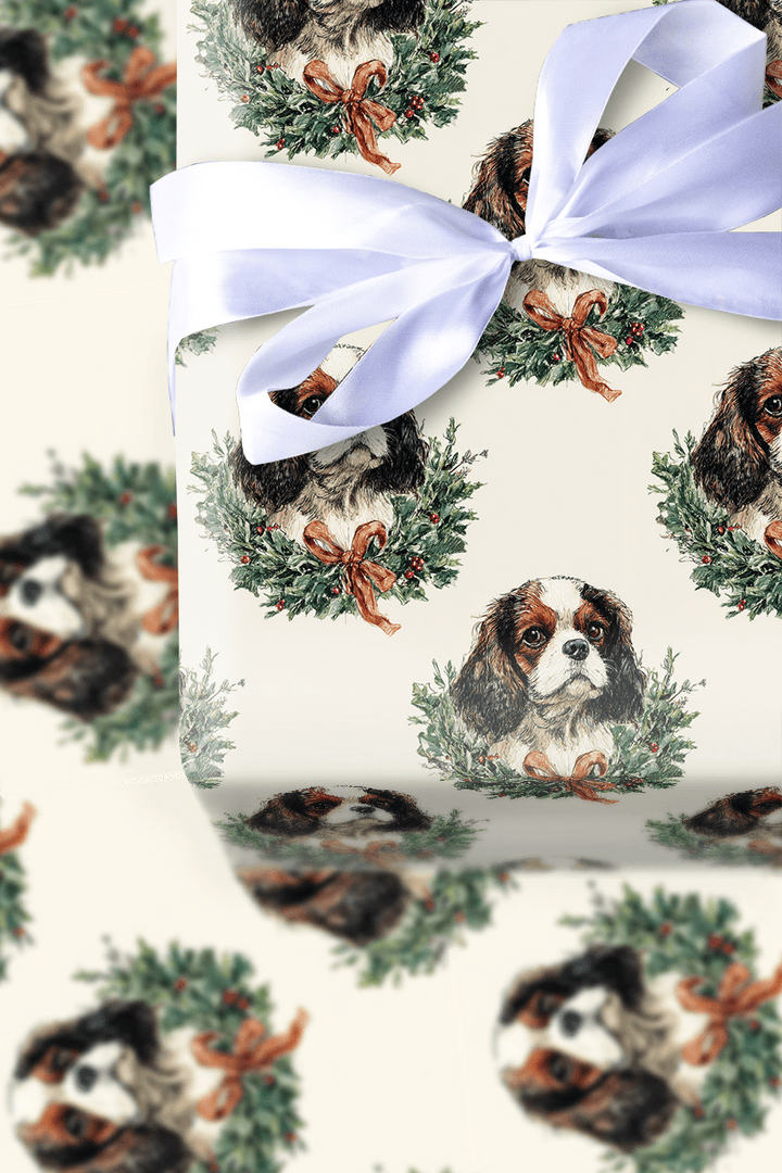 Ring Around the Cavalier - Wrapping Paper - Aspen & Arlo