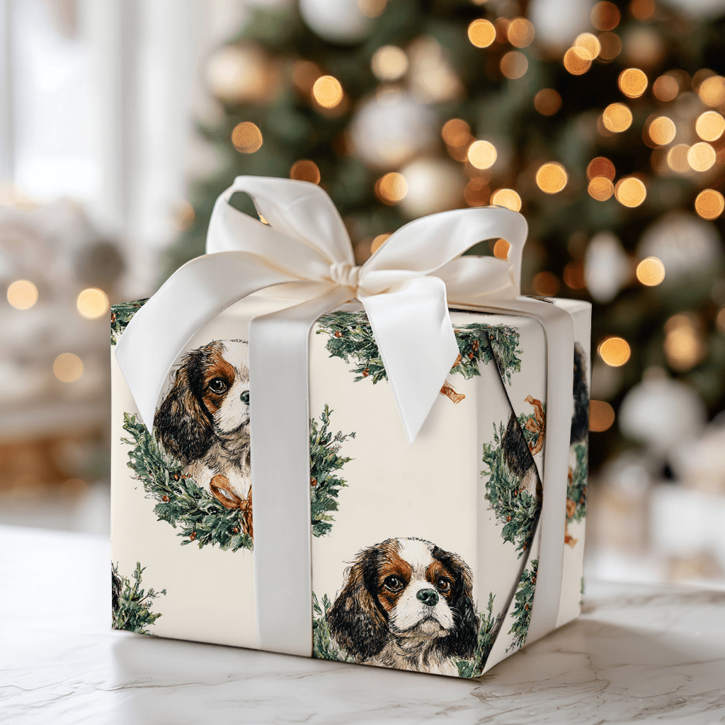 Ring Around the Cavalier - Wrapping Paper - Aspen & Arlo