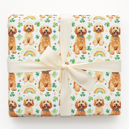 Rainbows with the Goldendoodle - Wrapping Paper - Aspen & Arlo