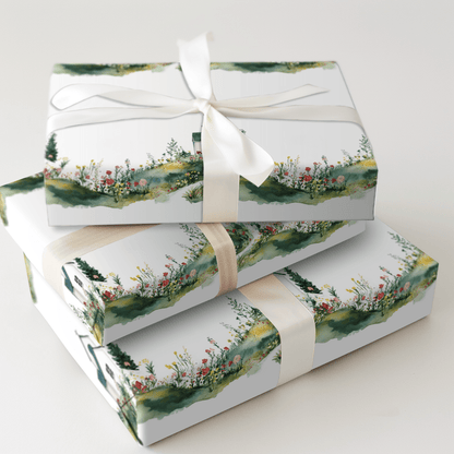 Chapel on the Hill - Wrapping Paper - Aspen & Arlo