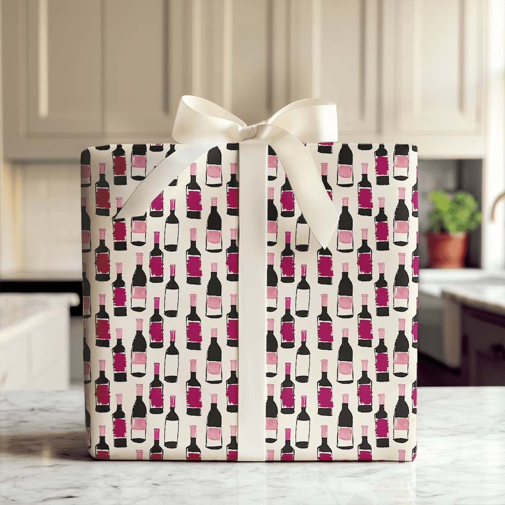 Whine O'Clock - Wrapping Paper - Aspen & Arlo