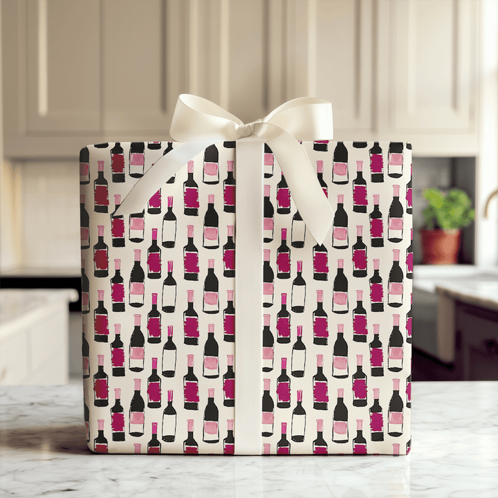 Whine O'Clock - Wrapping Paper - Aspen & Arlo
