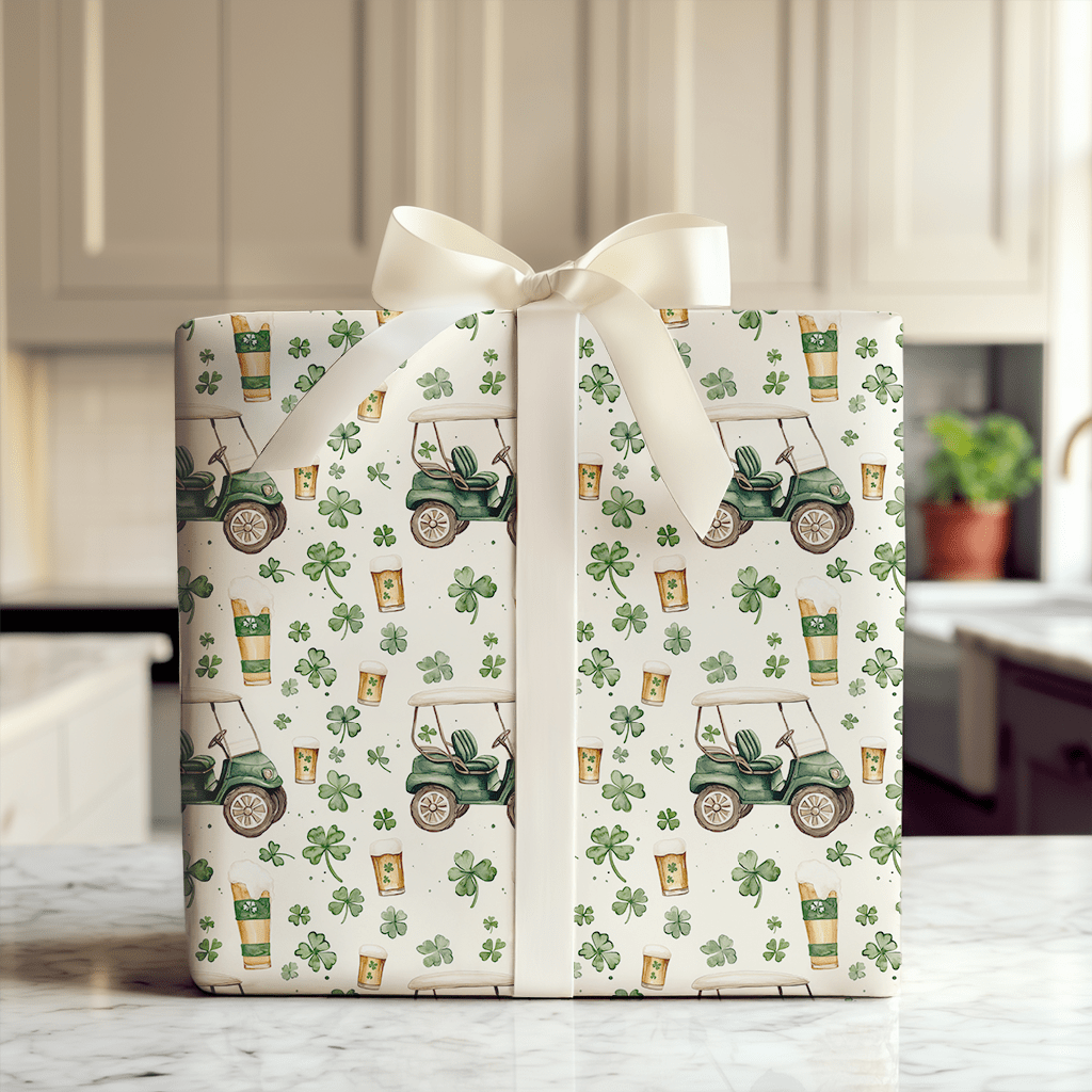 Draft and Divots - Wrapping Paper - Aspen & Arlo