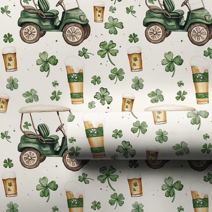 Draft and Divots - Wrapping Paper - Aspen & Arlo