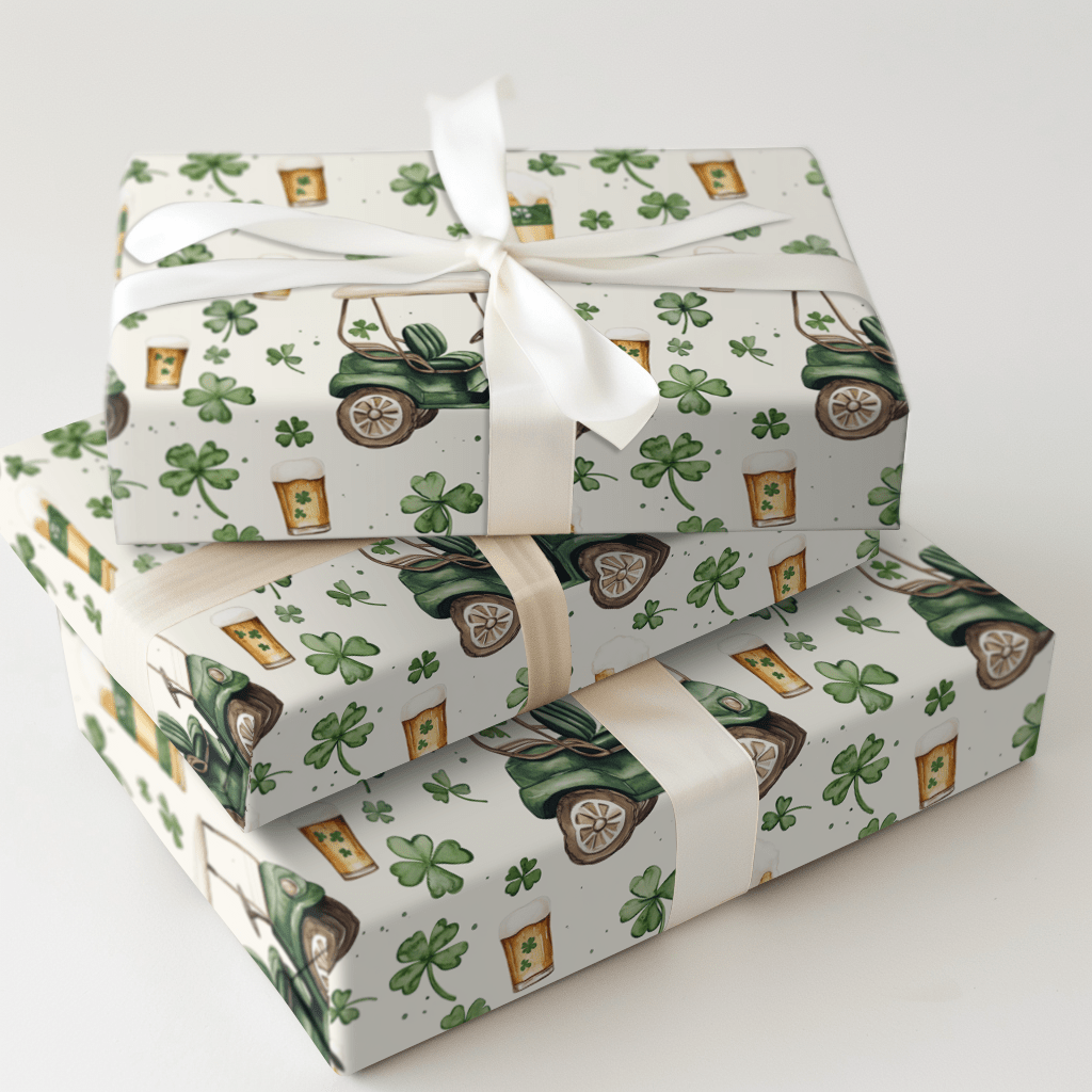 Draft and Divots - Wrapping Paper - Aspen & Arlo