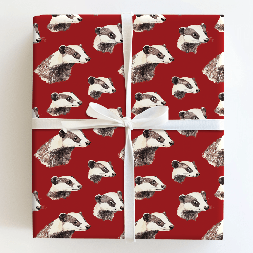 Claws Out Crimson - Wrapping Paper - Aspen & Arlo
