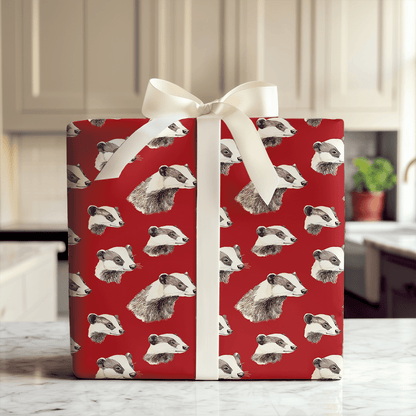 Claws Out Crimson - Wrapping Paper - Aspen & Arlo