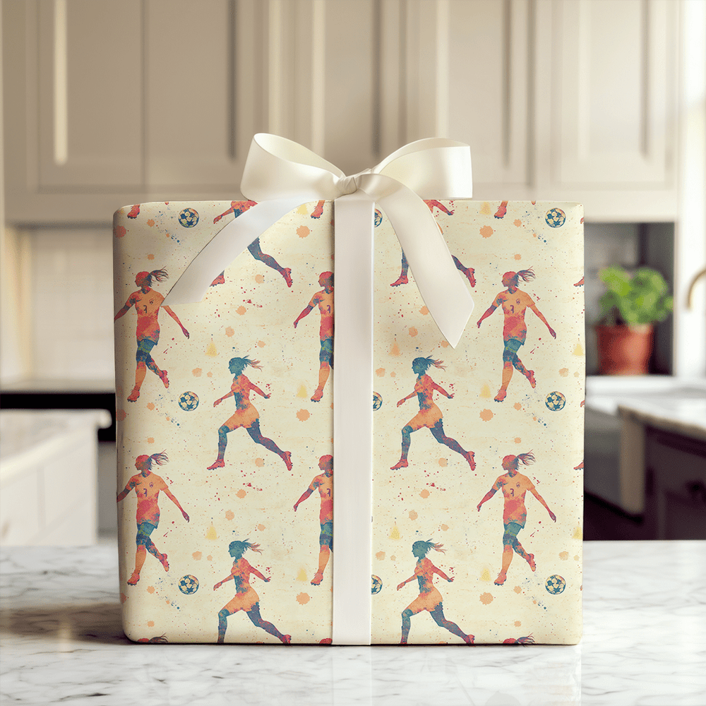 Cleats and Glitter - Wrapping Paper - Aspen & Arlo