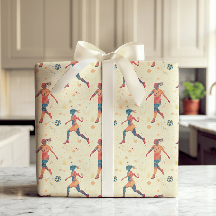 Cleats and Glitter - Wrapping Paper - Aspen & Arlo