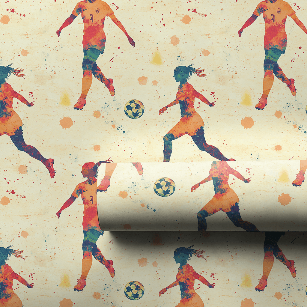 Cleats and Glitter - Wrapping Paper - Aspen & Arlo
