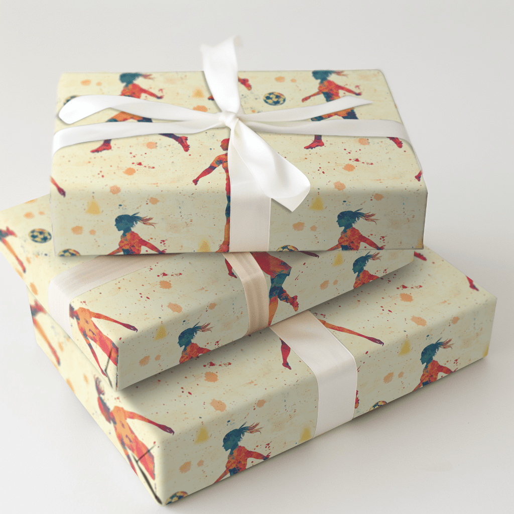 Cleats and Glitter - Wrapping Paper - Aspen & Arlo