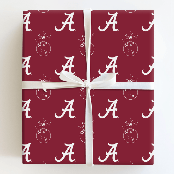 Alabama Red Ornament - Wrapping Paper - Aspen & Arlo