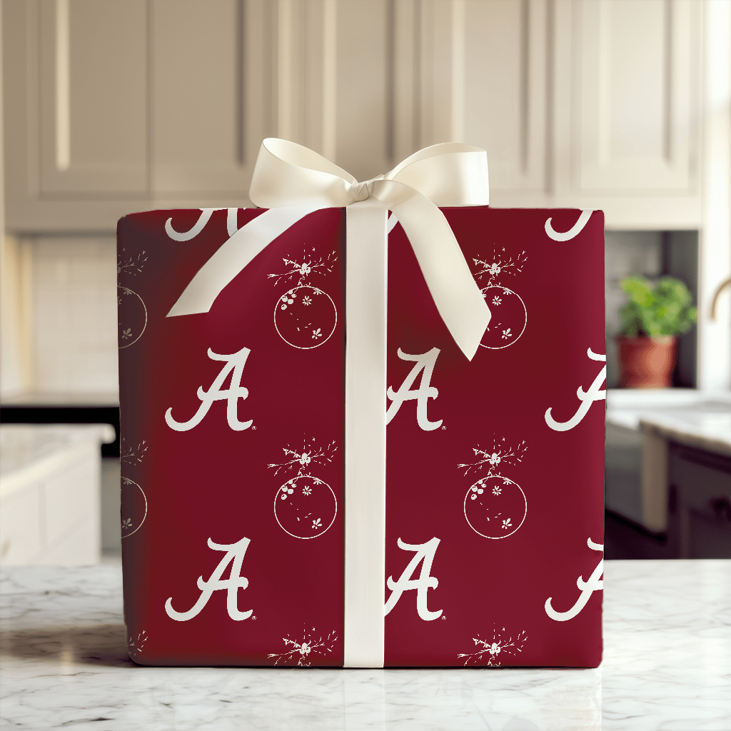 Alabama Red Ornament - Wrapping Paper - Aspen & Arlo