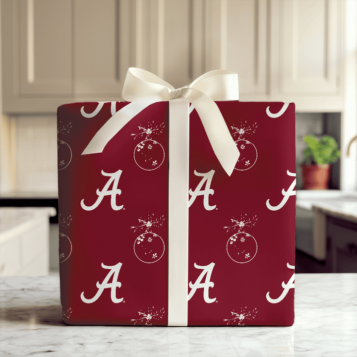 Alabama Red Ornament - Wrapping Paper - Aspen & Arlo