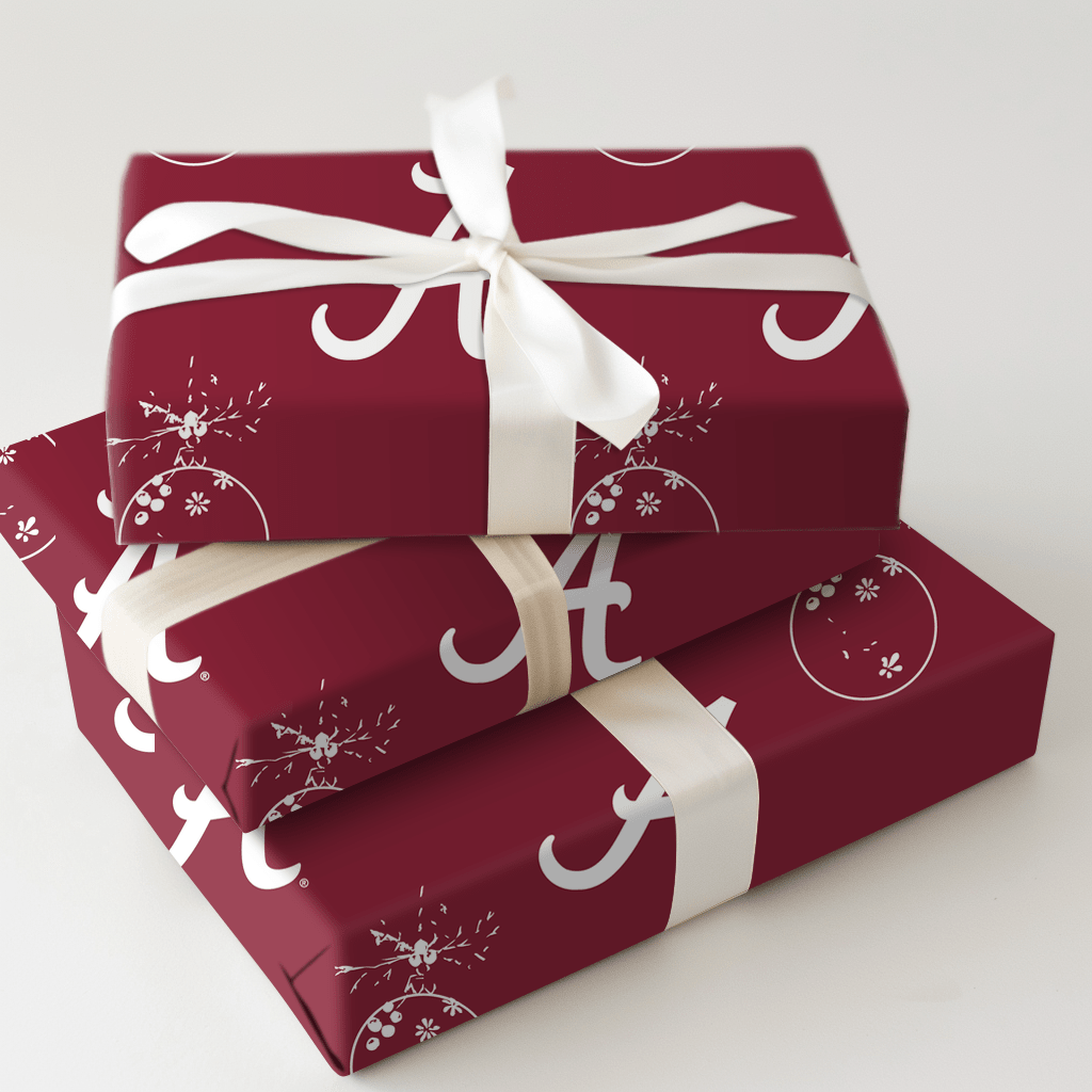 Alabama Red Ornament - Wrapping Paper - Aspen & Arlo