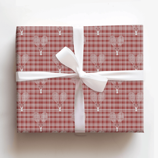 Plaid Rackets - Wrapping Paper - Aspen & Arlo