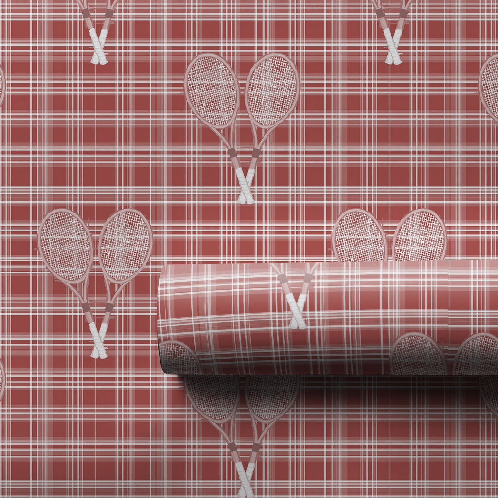 Plaid Rackets - Wrapping Paper - Aspen & Arlo