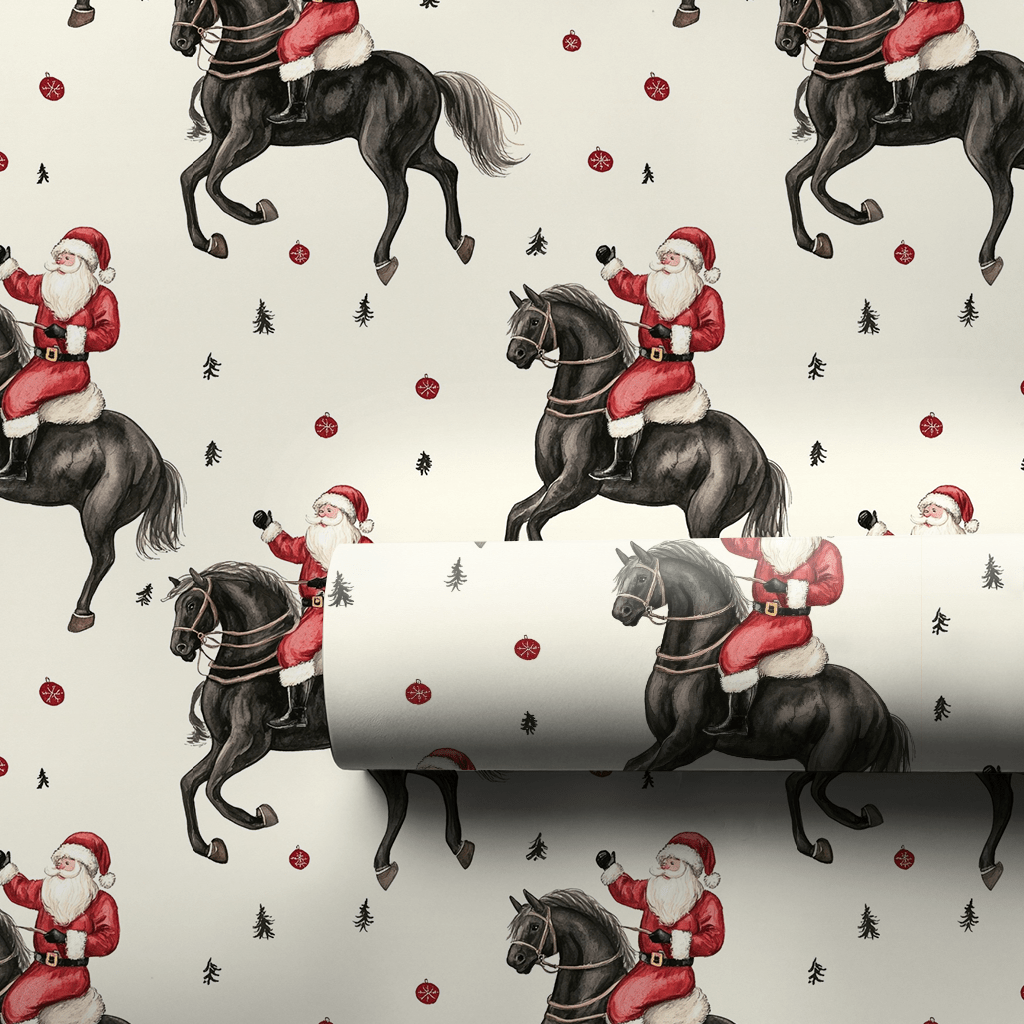 Giddy Up Ho Ho - Wrapping Paper - Aspen & Arlo