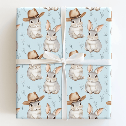 Yeehaw Bunny - Wrapping Paper - Aspen & Arlo