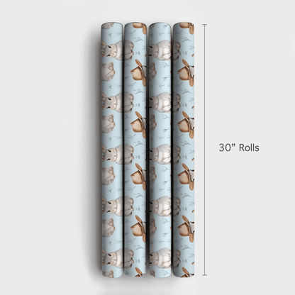 Yeehaw Bunny - Wrapping Paper - Aspen & Arlo