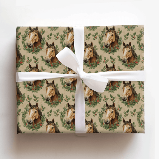 Frosty Filly - Wrapping Paper - Aspen & Arlo