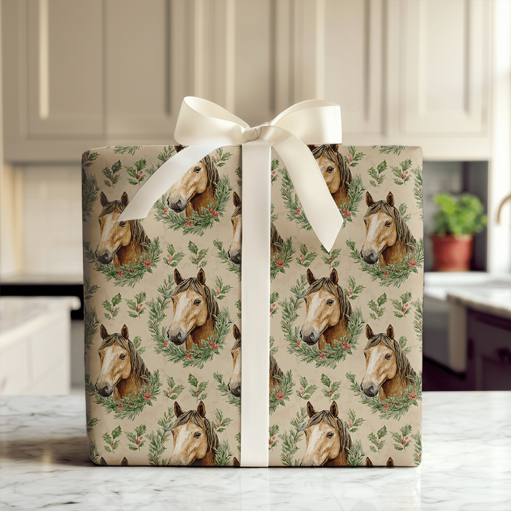 Frosty Filly - Wrapping Paper - Aspen & Arlo