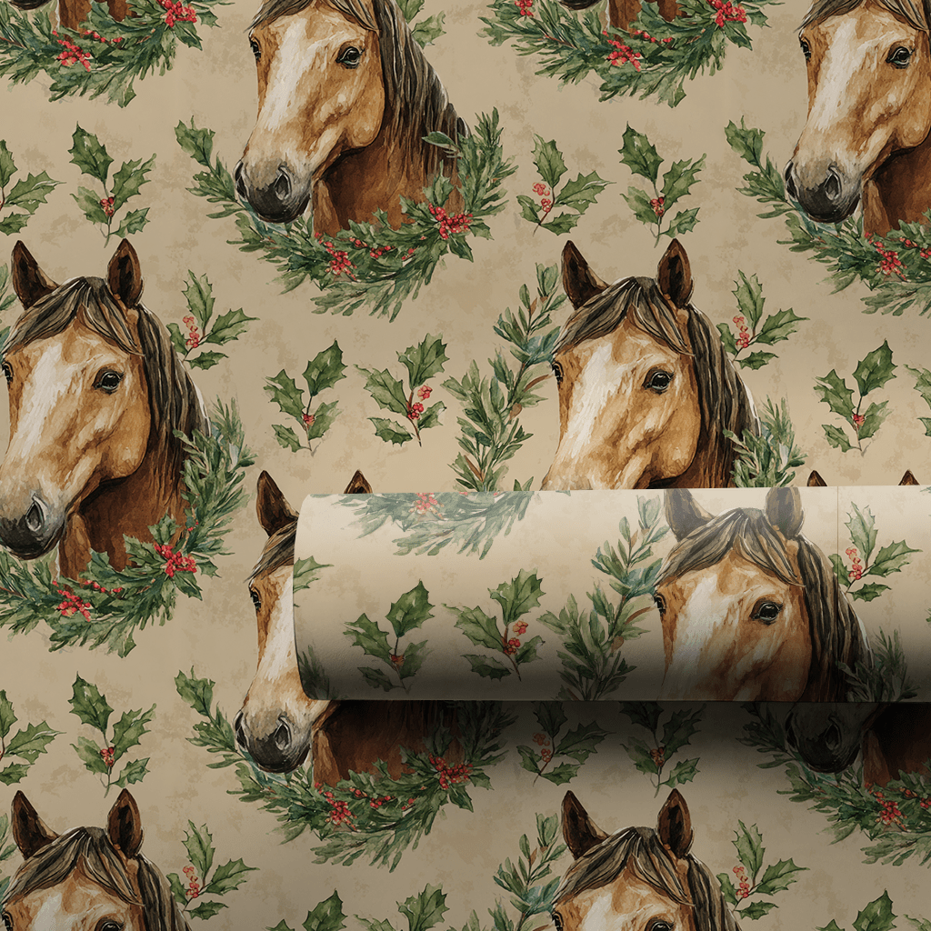 Frosty Filly - Wrapping Paper - Aspen & Arlo