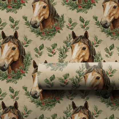 Frosty Filly - Wrapping Paper - Aspen & Arlo